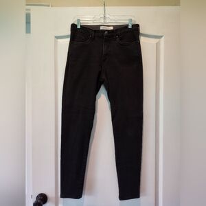 Vintage America Black Seamless Skinny Jeans Size 10